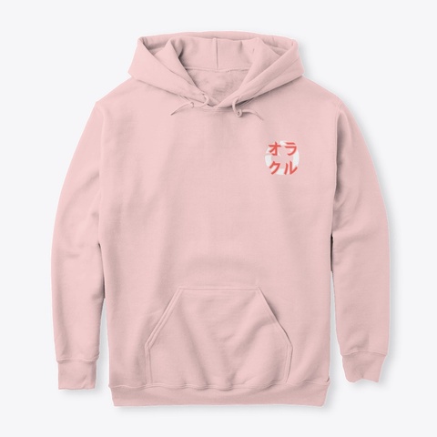 Oracle Japanese Hoodie Light Pink T-Shirt Front