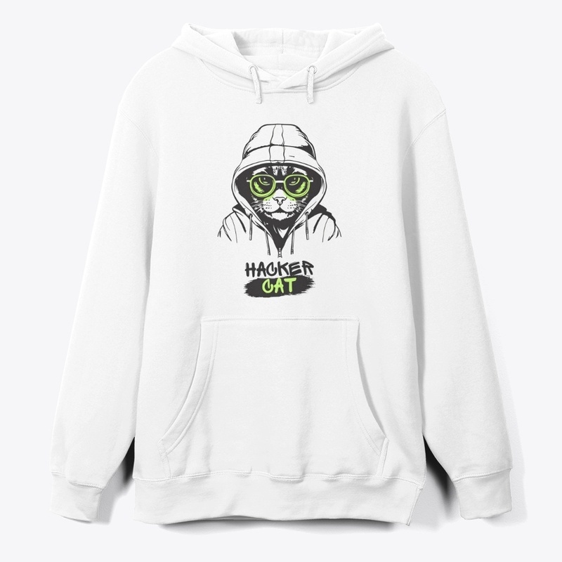 Hacker Cat: The Cyber Cool Tee