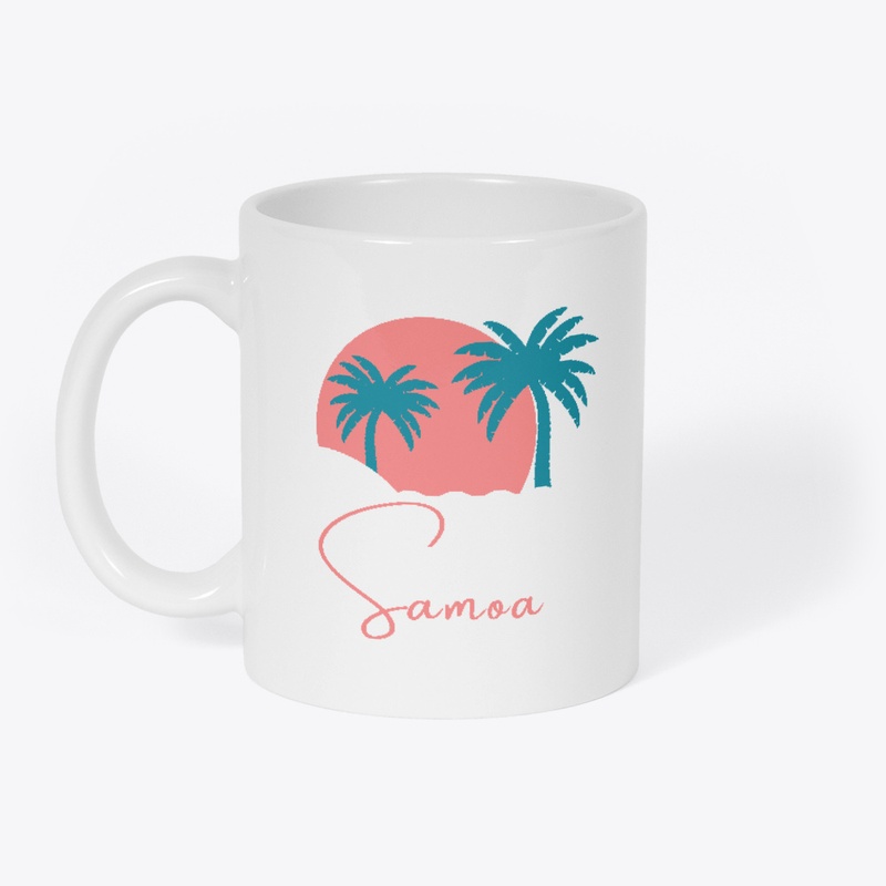 Samoa - Teal and Orange