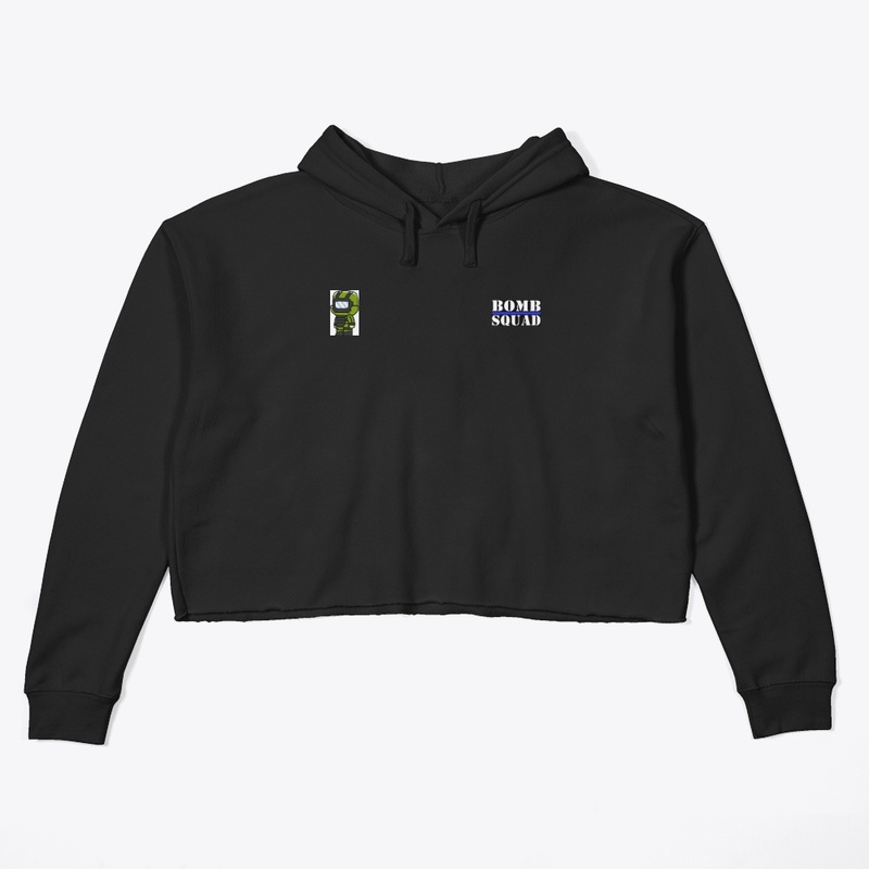 Bomb Squad Crop hoodie