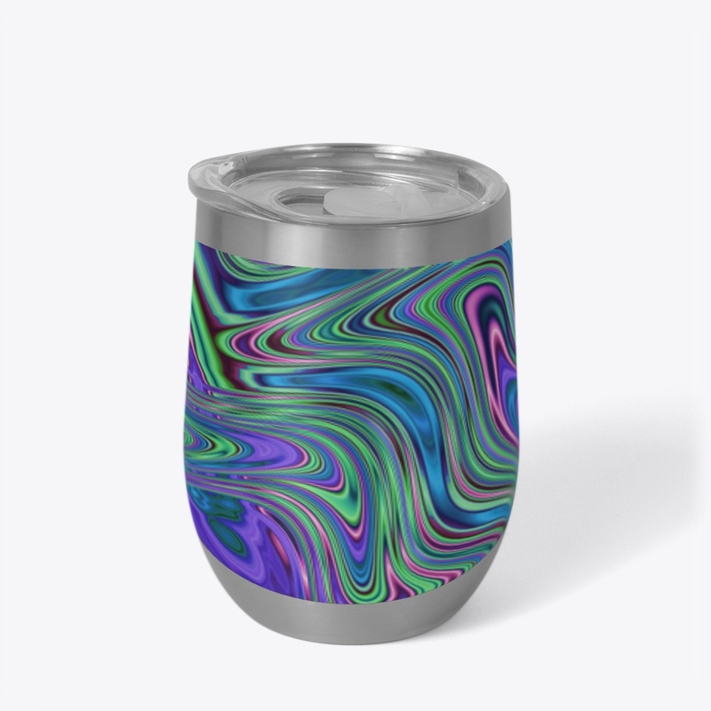 Colorful Swirly Squiggly Abstract Art