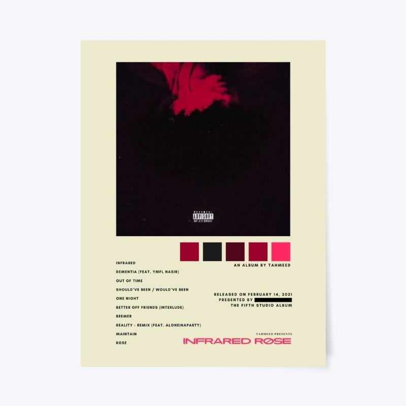 INFRARED ROSE PALETTE POSTER