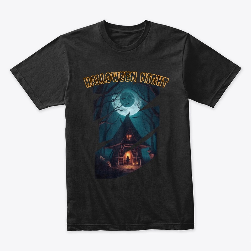 Halloween Night Witch Hut