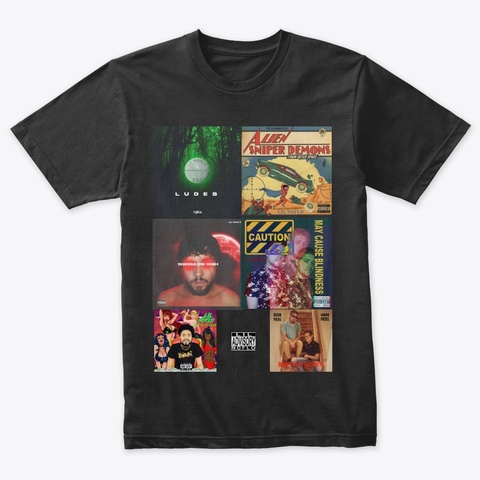 Lil Noflo Covers Vintage Black áo T-Shirt Front