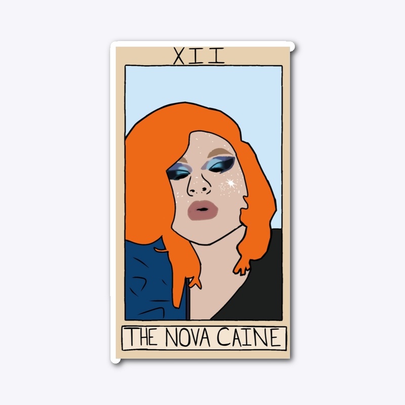 Nova Caine Tarot Sticker