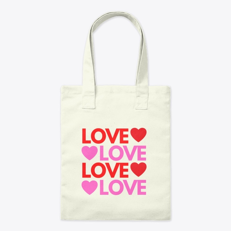 LOVE LOVE LOVE LOVE Tote Bag
