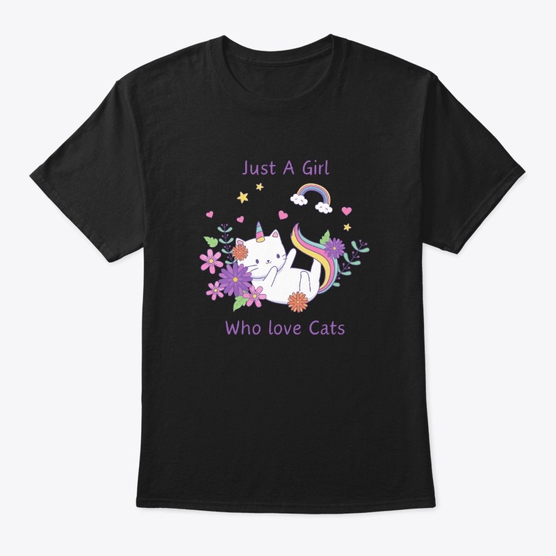 Just A Girl Who Loves Cats T-Shirt