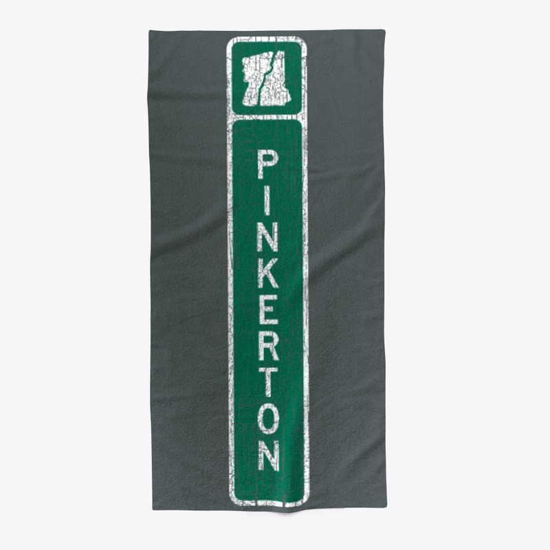 Pinkerton NH TownLine Sign Green White