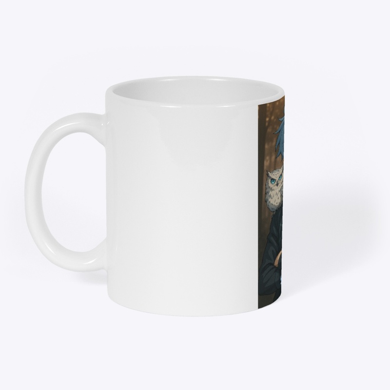 Anime Warrior Owl Companion Tee