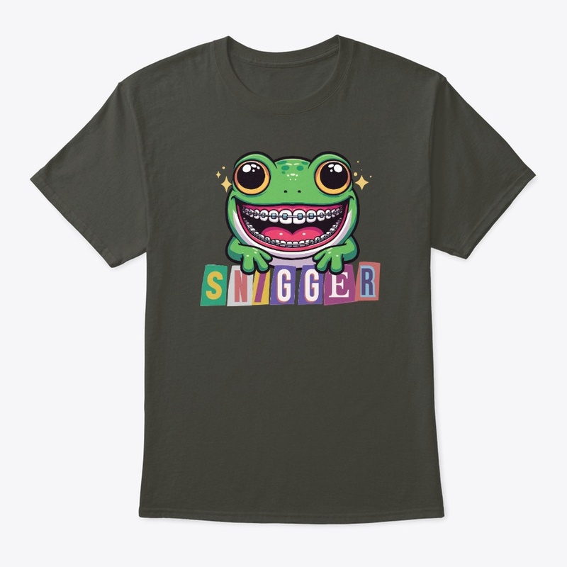 T-shirt with cartoon frog 