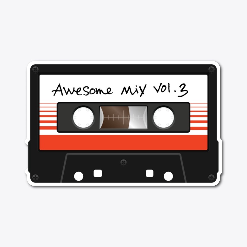 Awesome Mix Tape Sticker