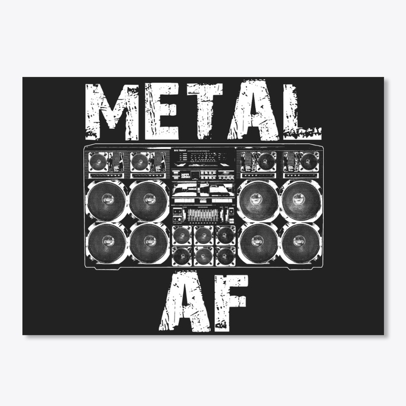 METAL AF BOOMBOX WHITE