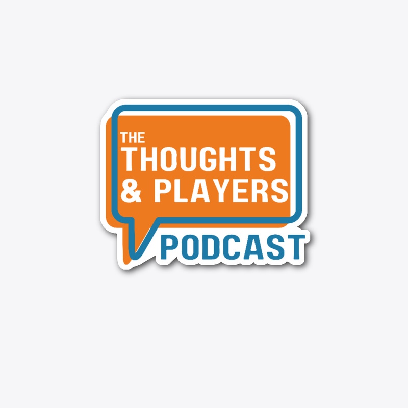 Thoughts & Player Die Cut Sticker