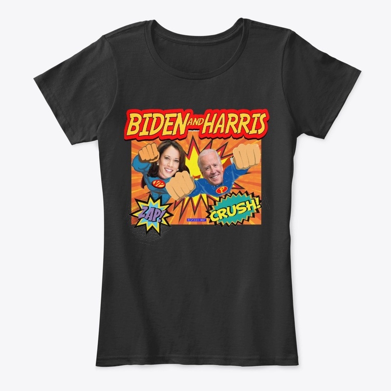 Biden and Harris Super Heros 
