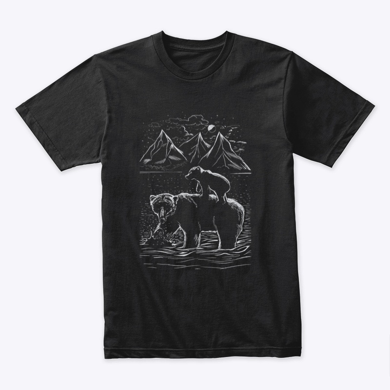 BEAR FAMILY IN NATURE 
