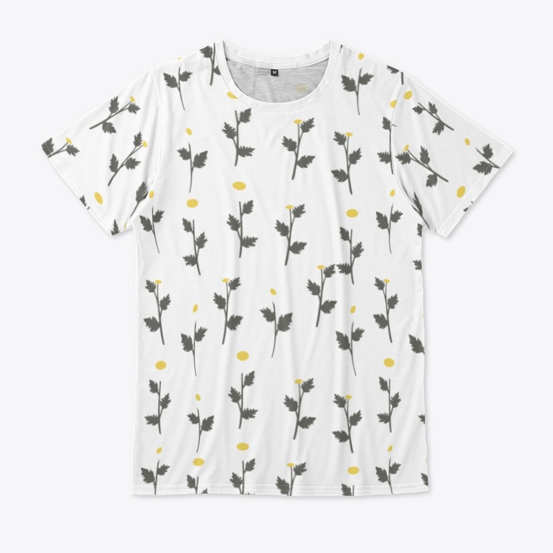 yayangart flowers pattern tee