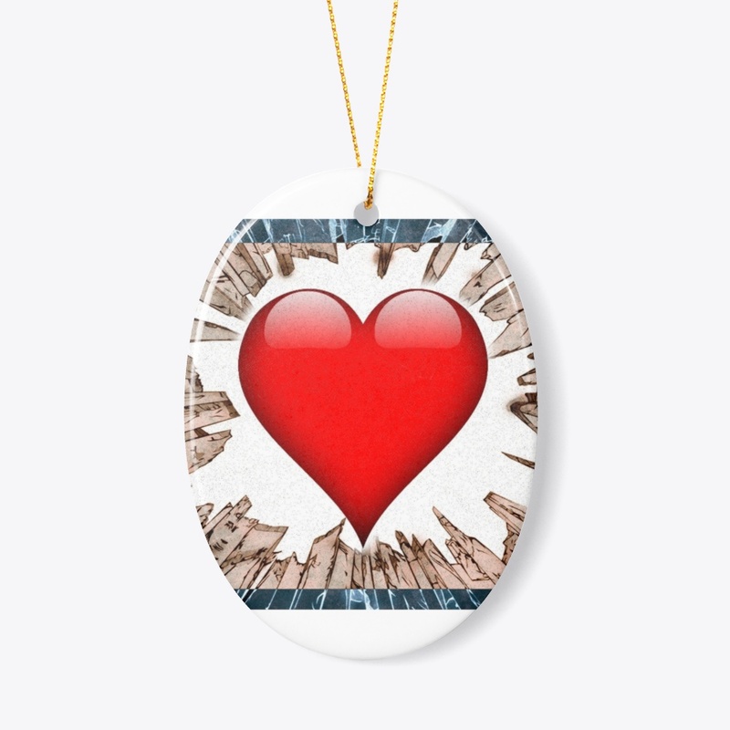 big heart red