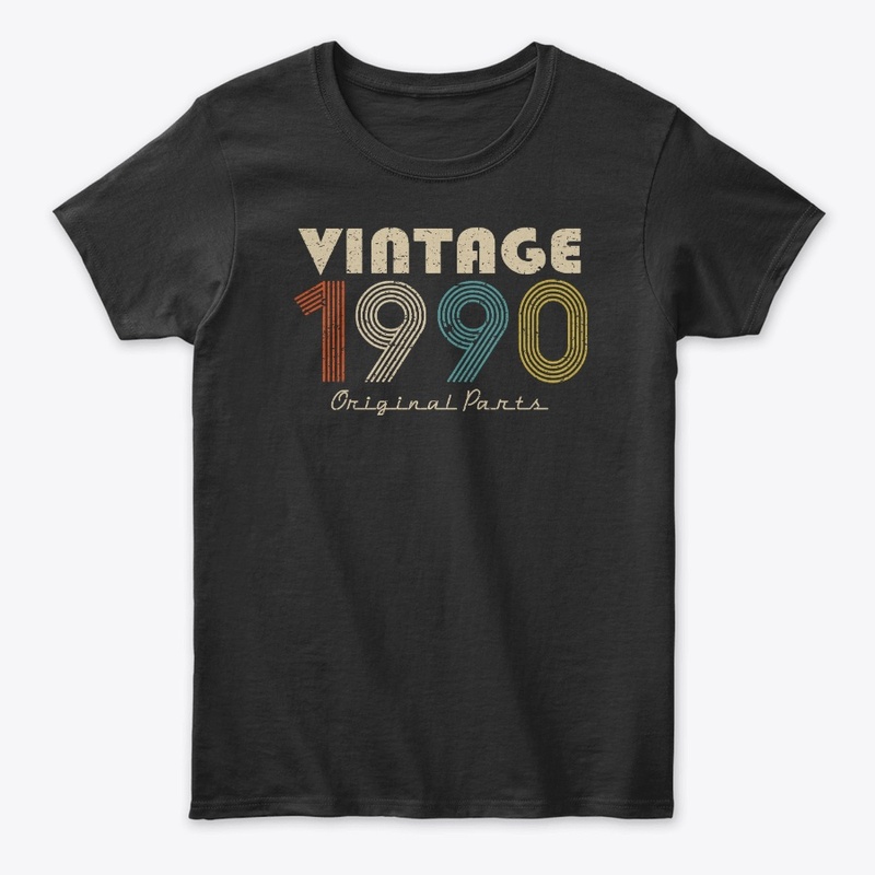 Vintage Original 1990 Birthday T-Shirts