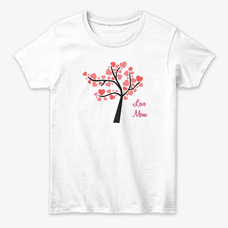 The heart in Tree leaf designed