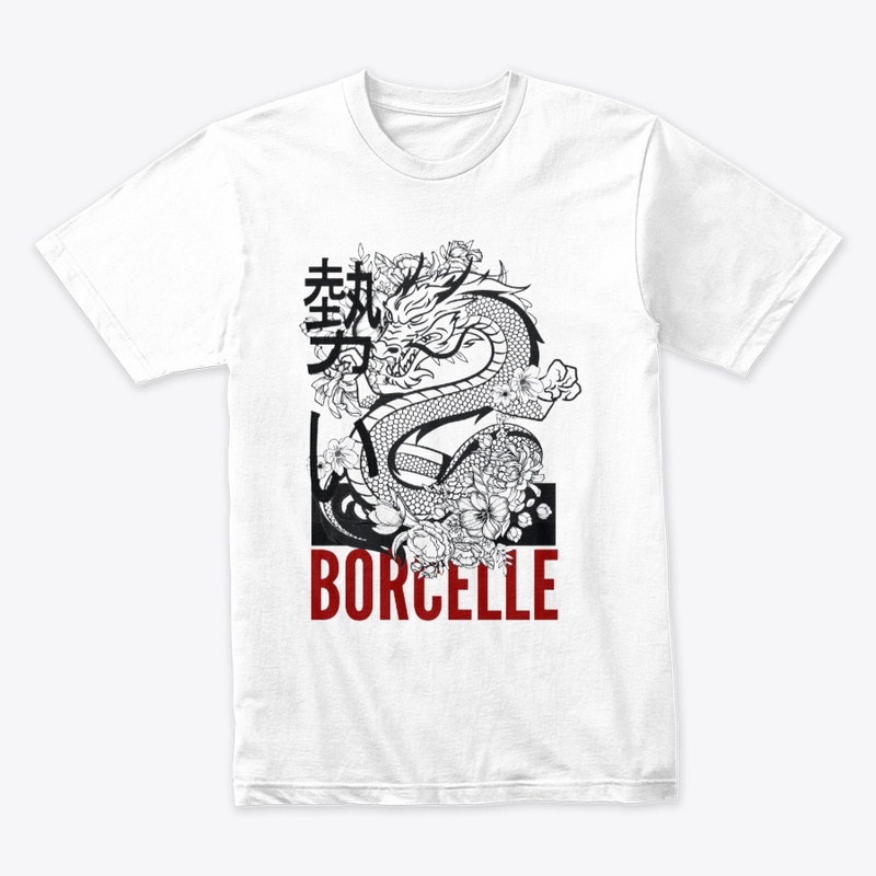 Borcelle Black Red Illustration Dragon