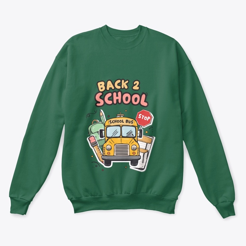  Back 2 School Bus & Supplies T-Shir