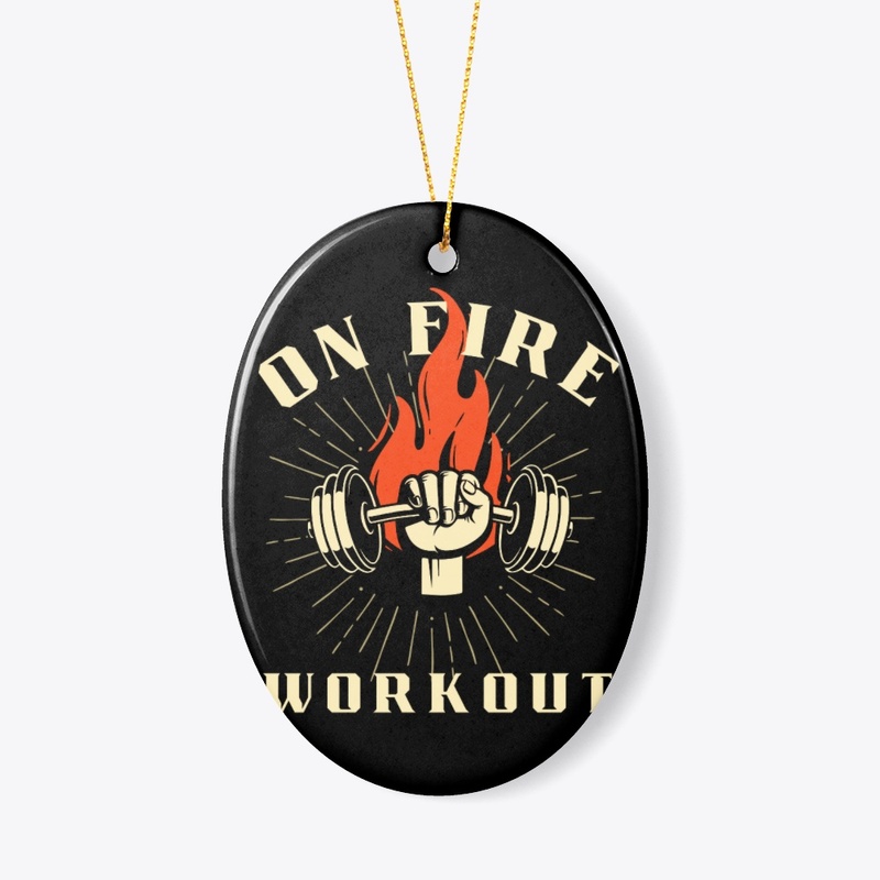 On fire workout '' Graphics T-shirt