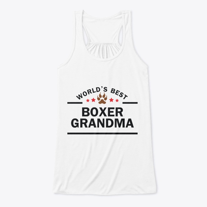 Boxer Grandma Mug and Apparel