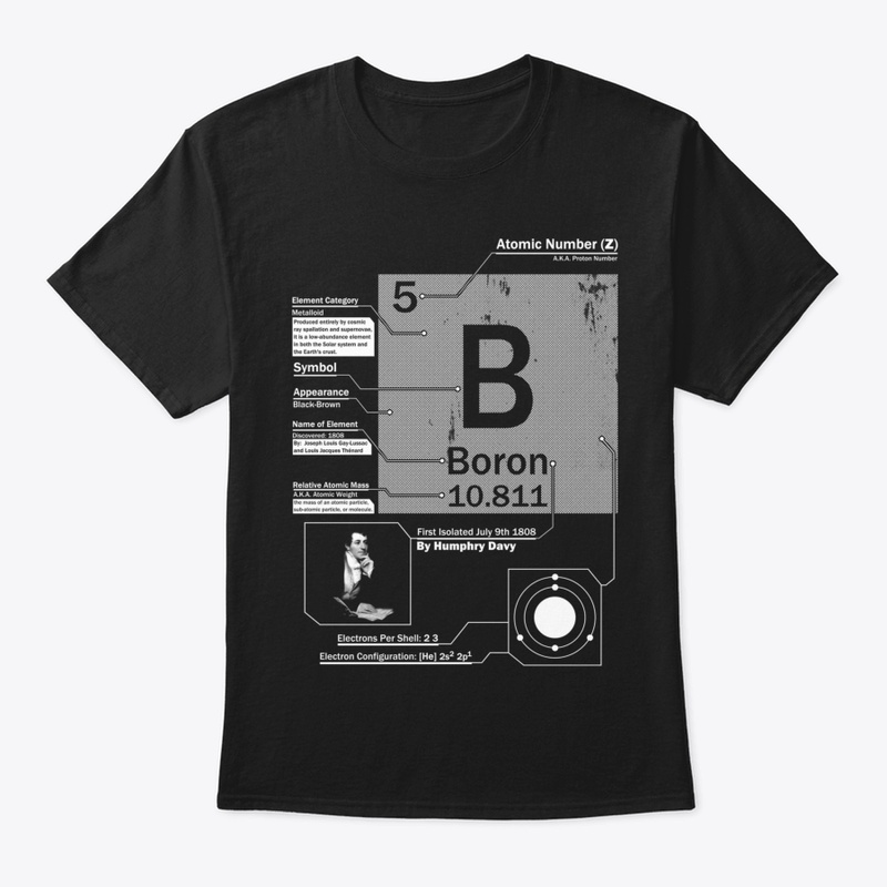 Boron (B) Element  Atomic Number 5 Scien
