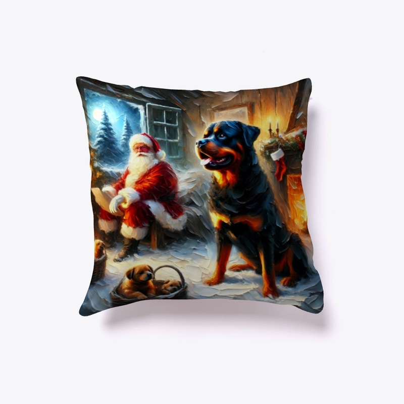Rottweiler & Santa