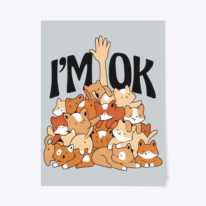 Drowning in Cats, Funny Cat Lover