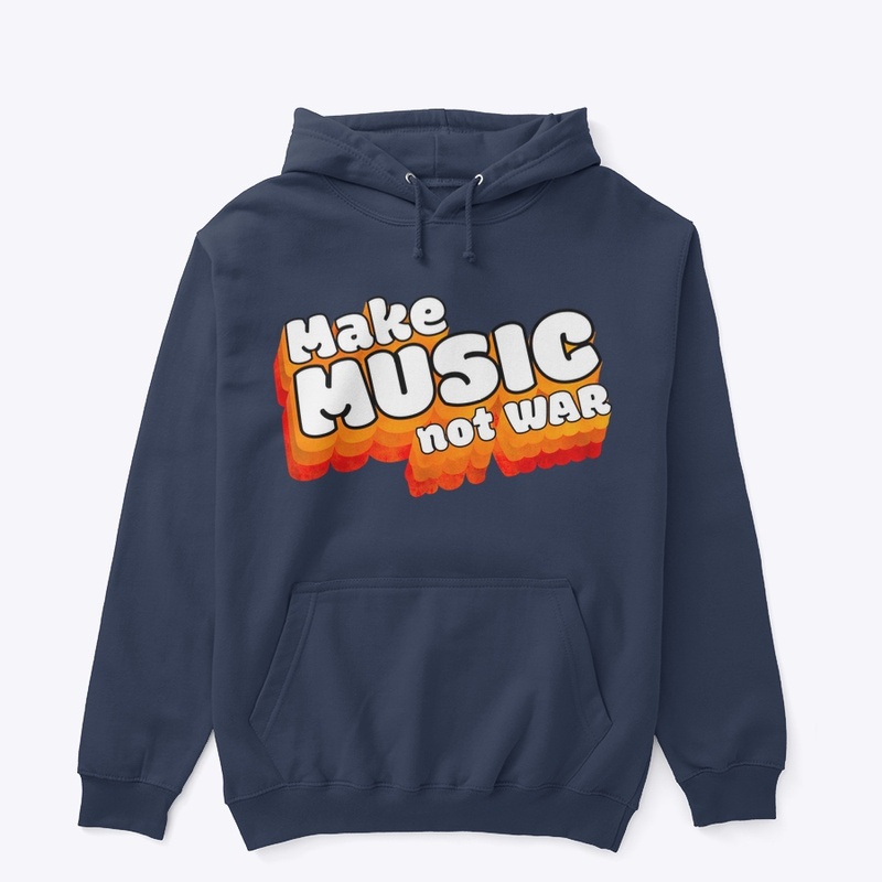Make Music Not War Retro