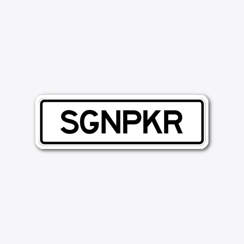 SGNPKR Die-Cut Logo