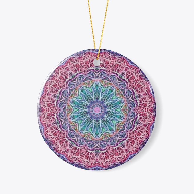 Blue and Pink Kaleidoscope
