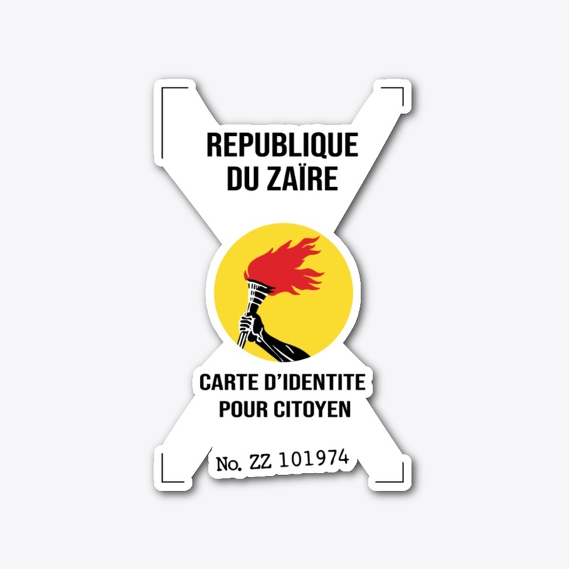 Carte d'Identité Pour Citoyen, Zaïre
