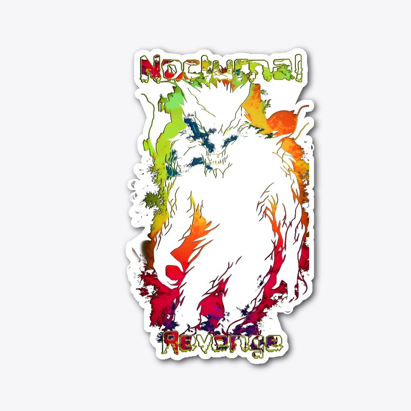 Nocturnal Revenge Werewolf Silhouette 