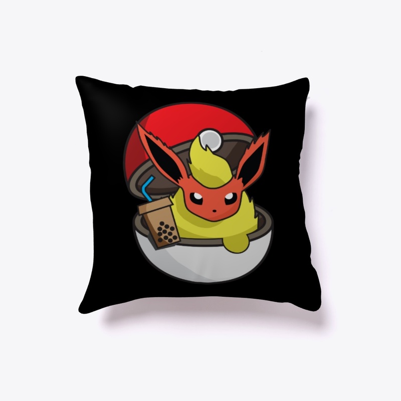 Flaming fox with coffee energy