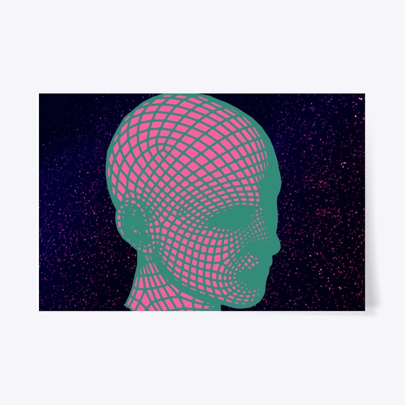spacial optical illusion head in space
