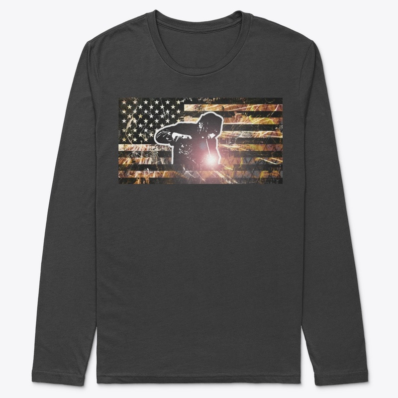 Welding Flag Sparks and Flames