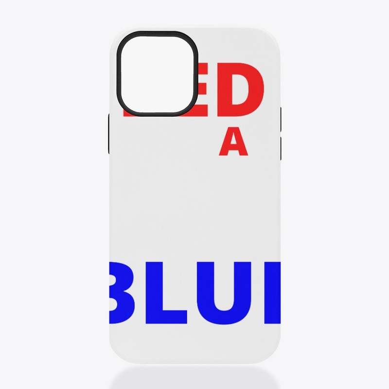 Bed white and blue funny independence na