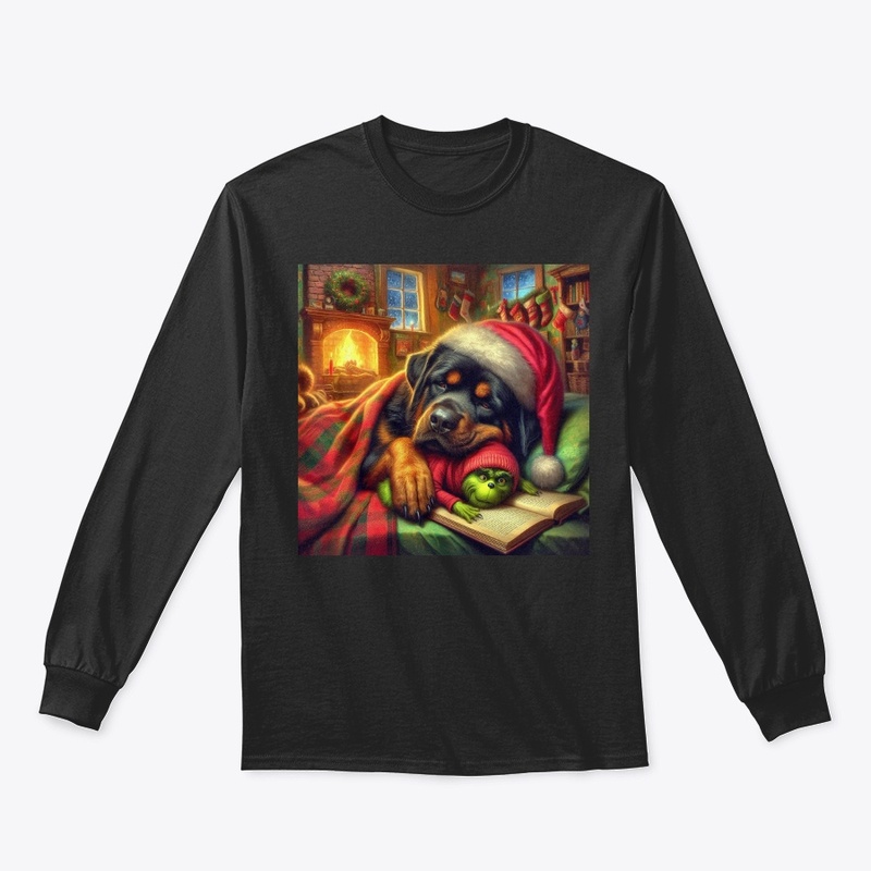 Rottweiler Christmas Eve