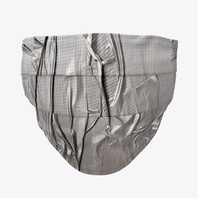 Duct tape face mask funny covering