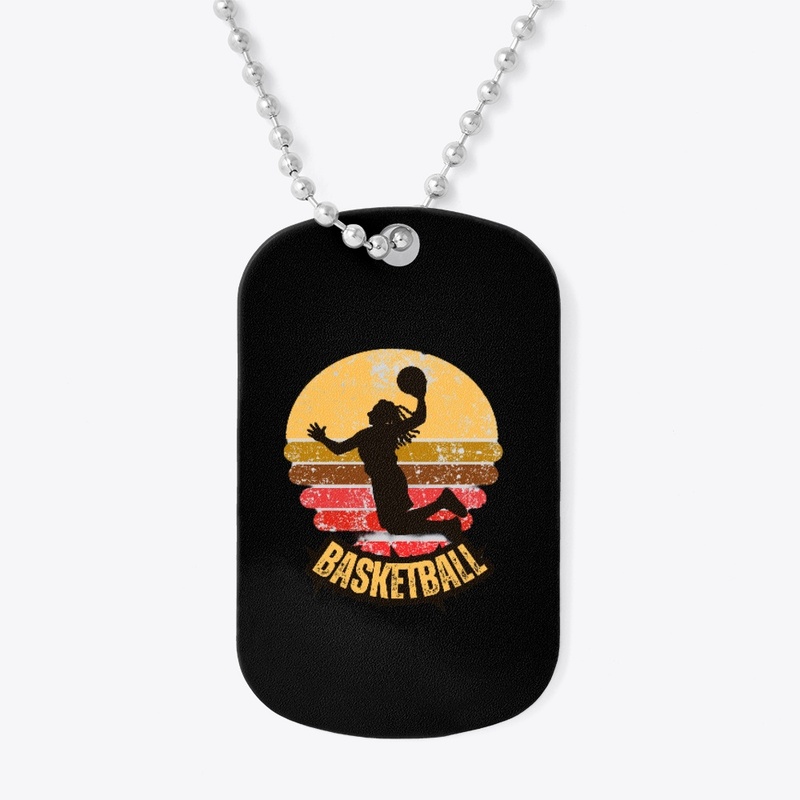 vintage retro basket ball