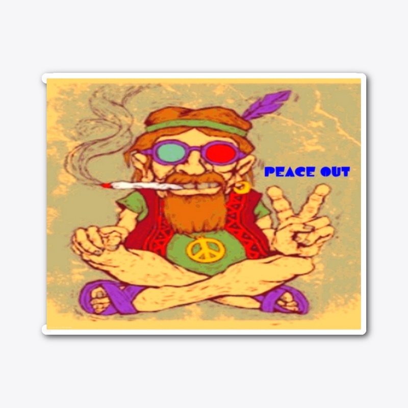 PEACE OUT HIPPIE