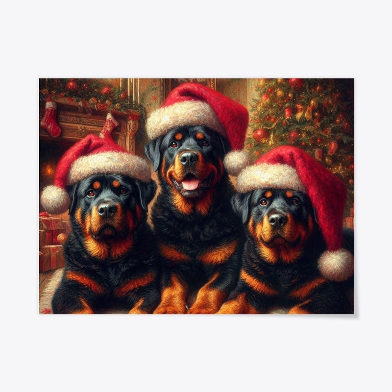 Rottweilers Christmas 