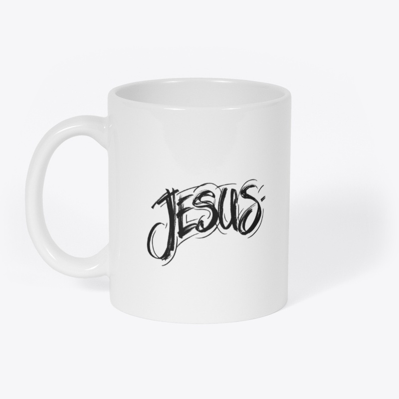 JESUS Bold Script Mug