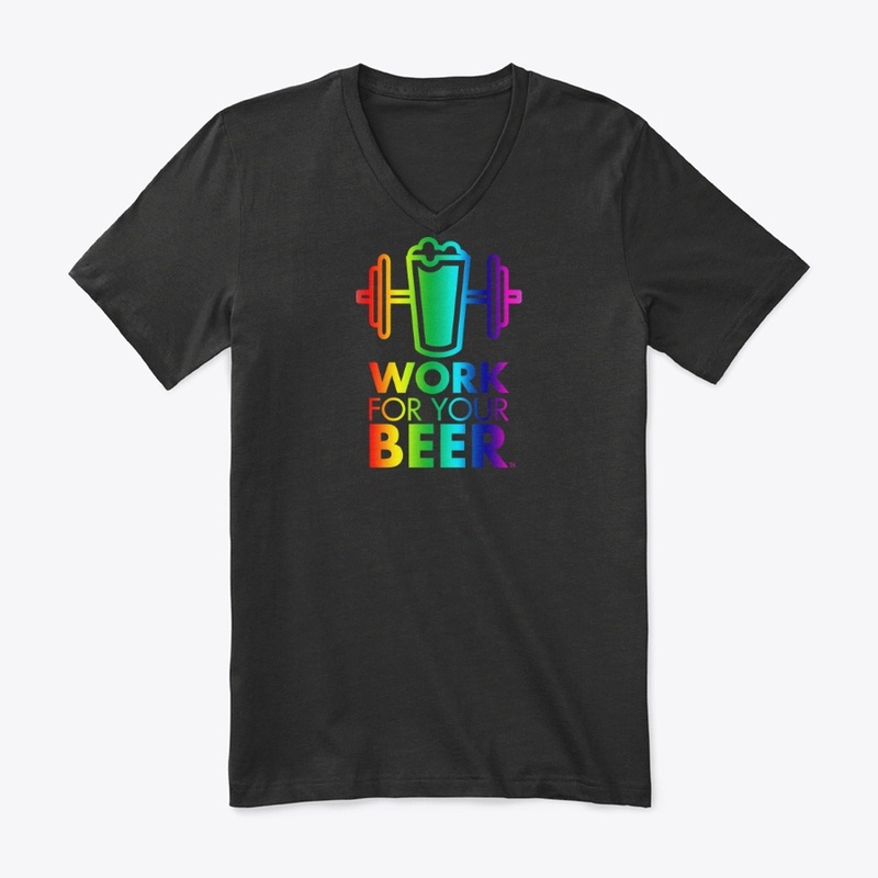 Pride Beer and Workout | Rainbow Shirt