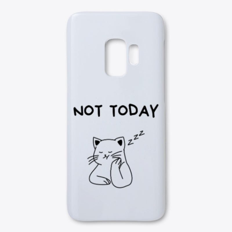 Lazy cat t-shirt - Not today