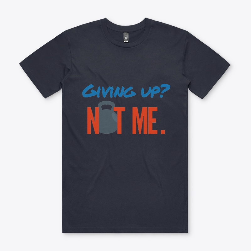 No giving up
