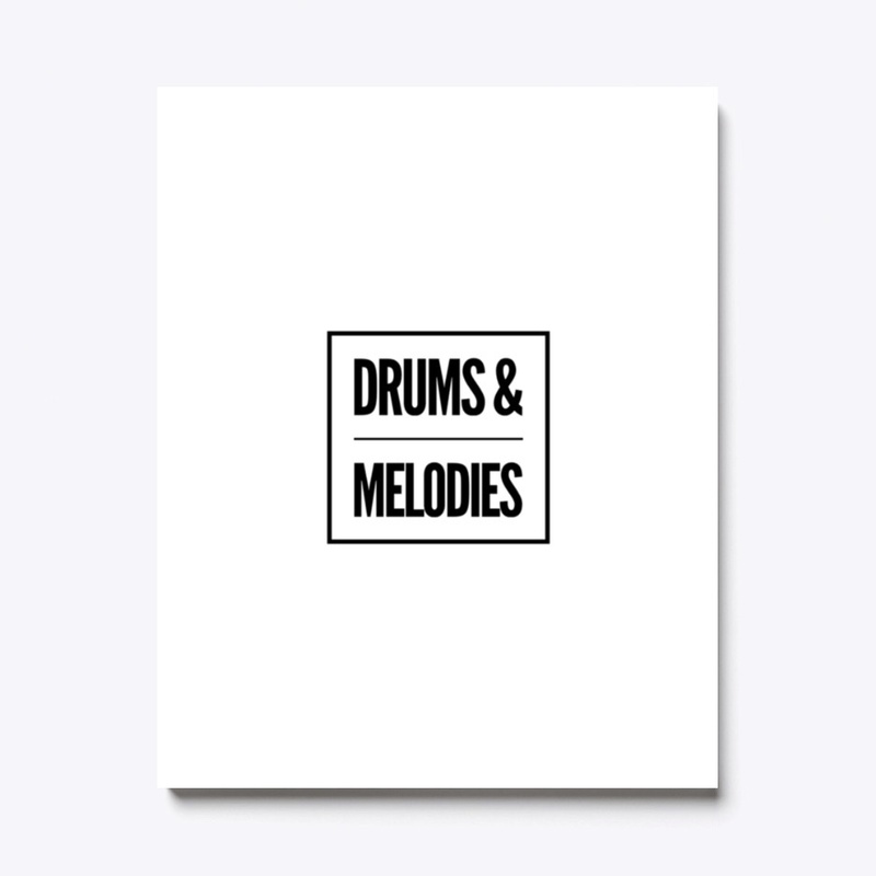 Drums & Melodies  (Black on Light)