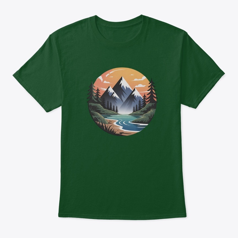 Sunset Mountain Lake 